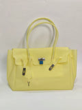 YELLOW JELLY FIRKIN TOTE BAG