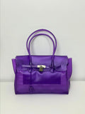 DARK PURPLE JELLY FIRKIN  TOTE BAG