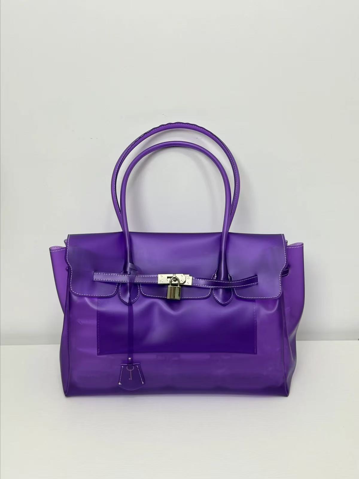 DARK PURPLE JELLY FIRKIN  TOTE BAG