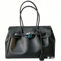 BALCK JELLY FIRKIN TOTE BAG