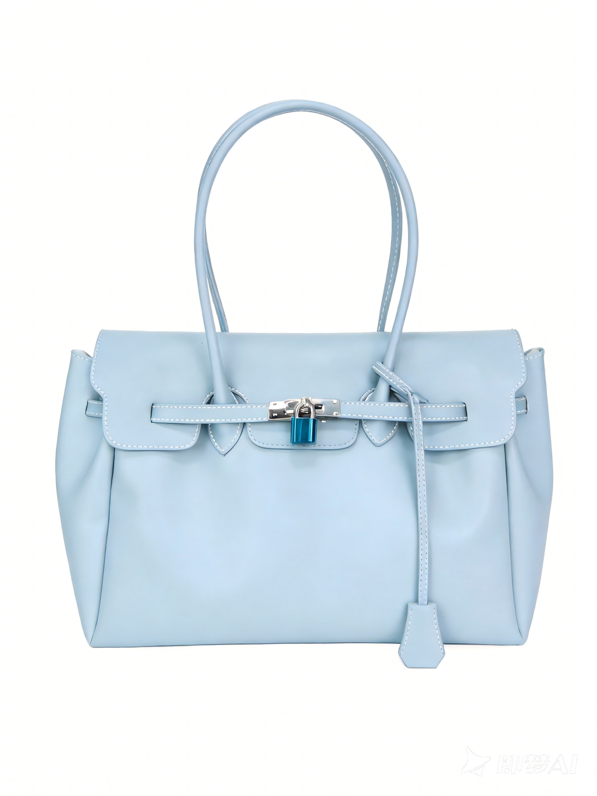 BABY BLUE JELLY FIRKIN TOTE BAG