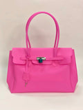 BARBIE PINK JELLY FIRKIN TOTE BAG